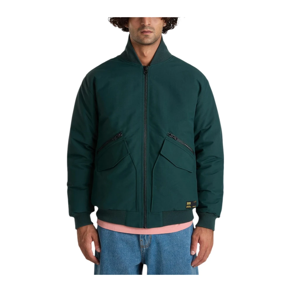 Vans Pufferjas met Ribgekraagd Green Heren