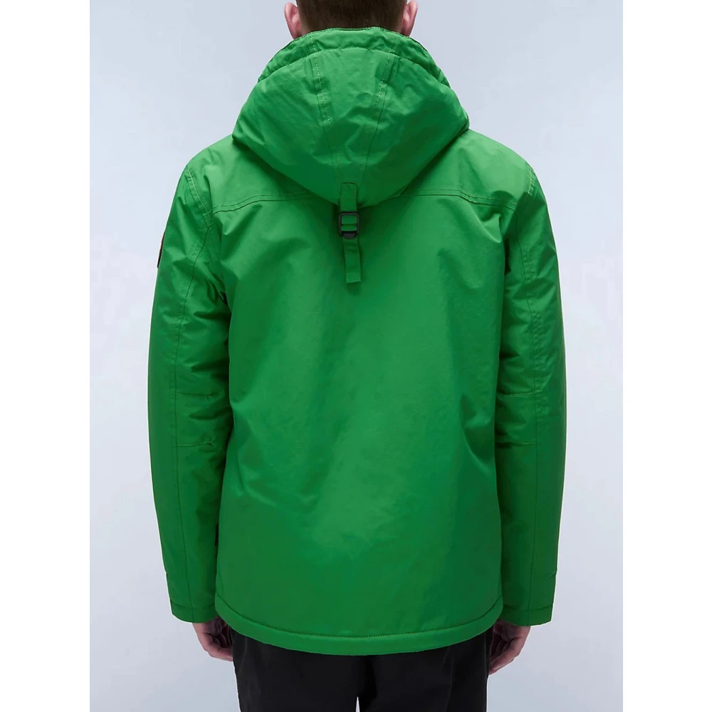 Napapijri Groene Kelly Winterjas Waterdicht Rits Green Heren