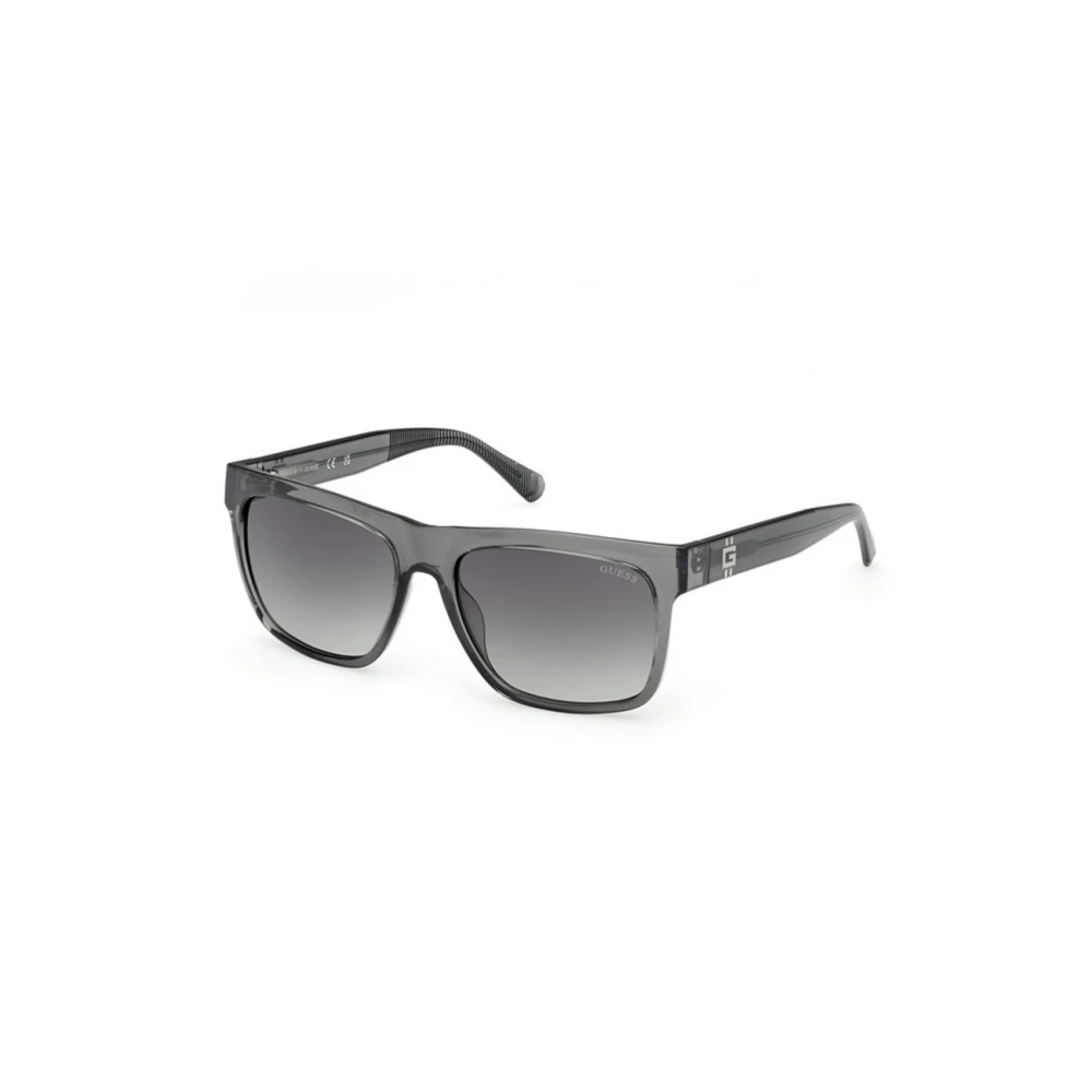 Guess Men's Gray Square Sunglasses - Sunglasses - 57 Mm - Accessories
