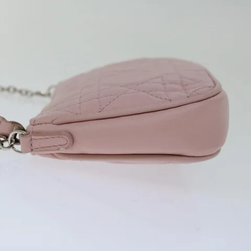 Dior Vintage Pre-owned Leather clutches Pink Dames