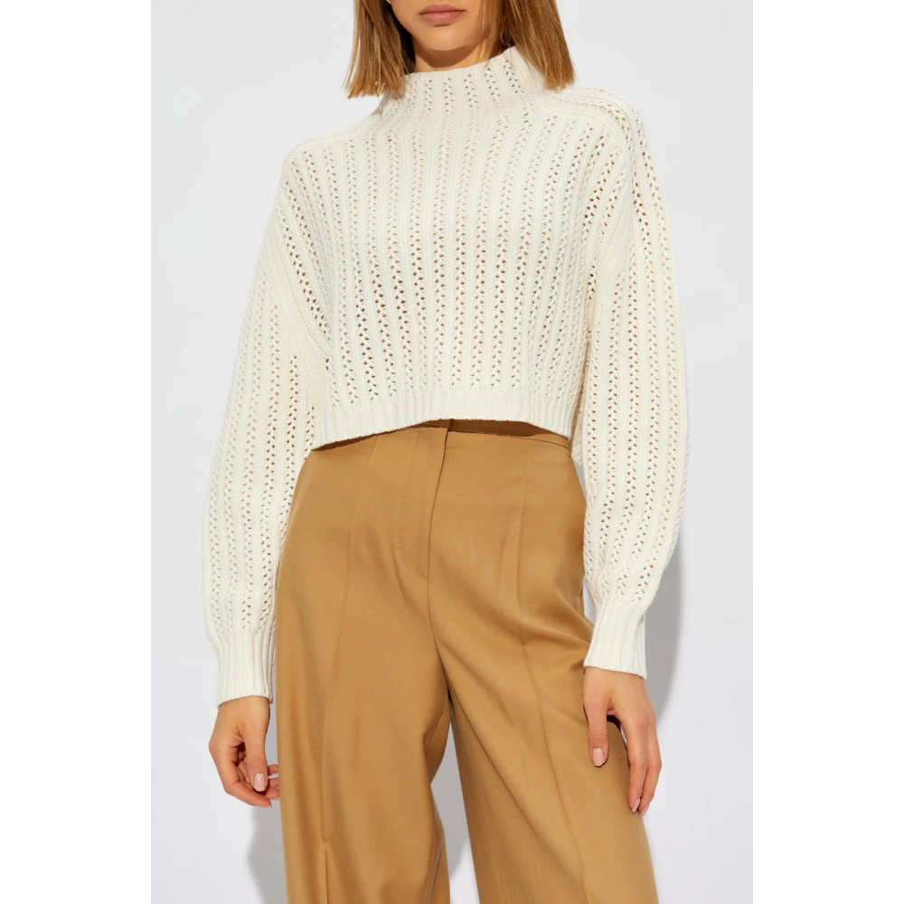 Max Mara Korte Trui Hodeida Beige Dames