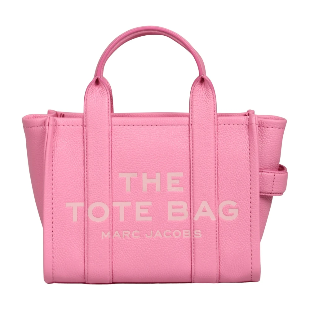 Marc Jacobs Texturerad Läder Liten Tote Väska Pink, Dam