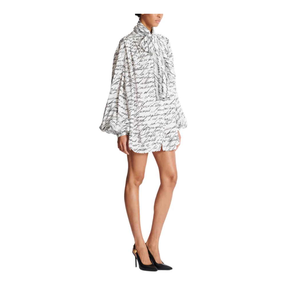 Balmain -boog shirt met White Dames