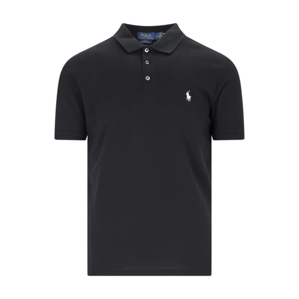 Ralph Lauren Men's Black Polo Shirts, 2XL, Polo Jumper