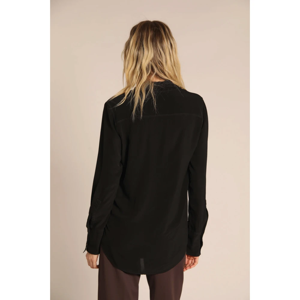 Mason's Elegante Nicole Damesblouse in Viscose Black Dames
