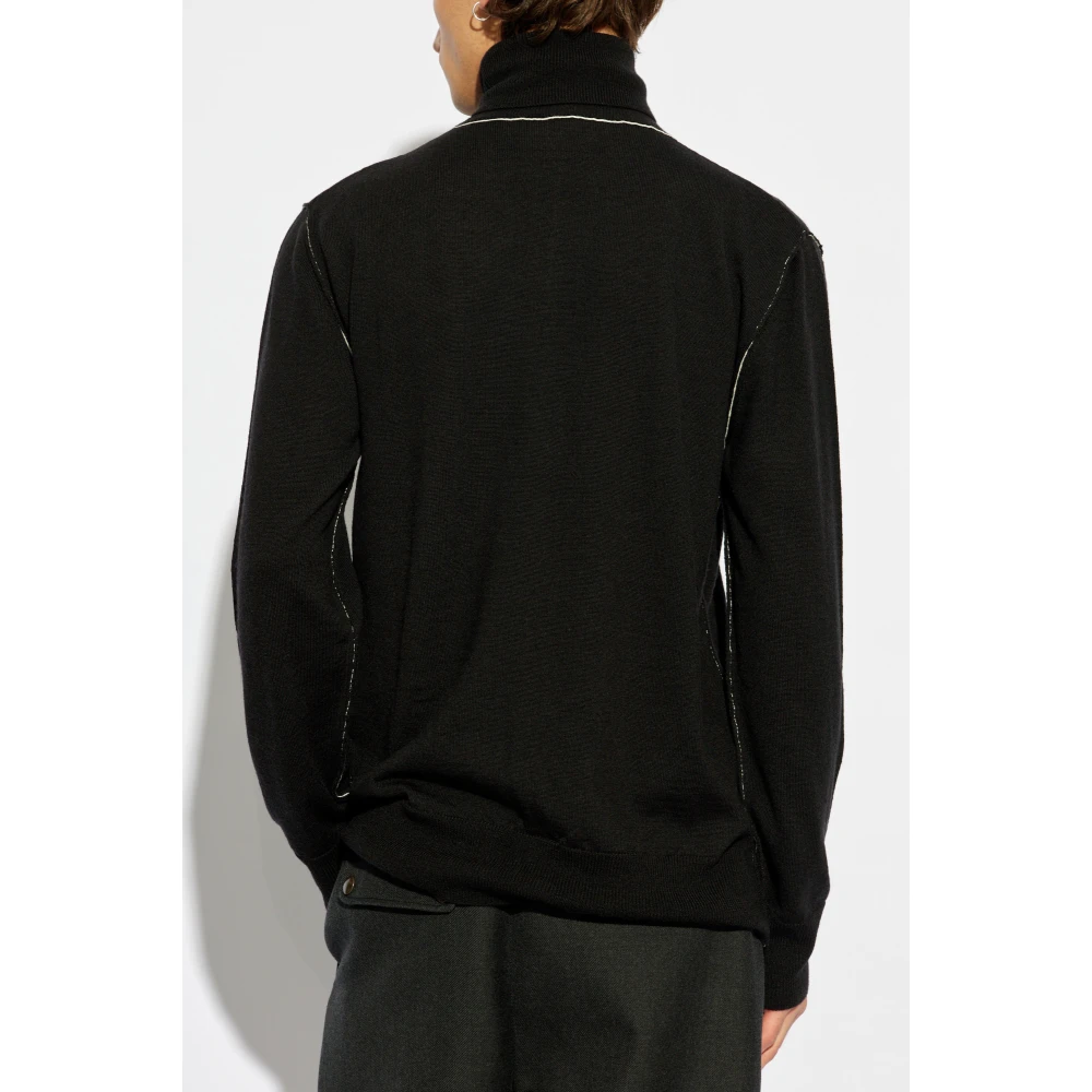MM6 Maison Margiela Wollen coltrui Black Heren