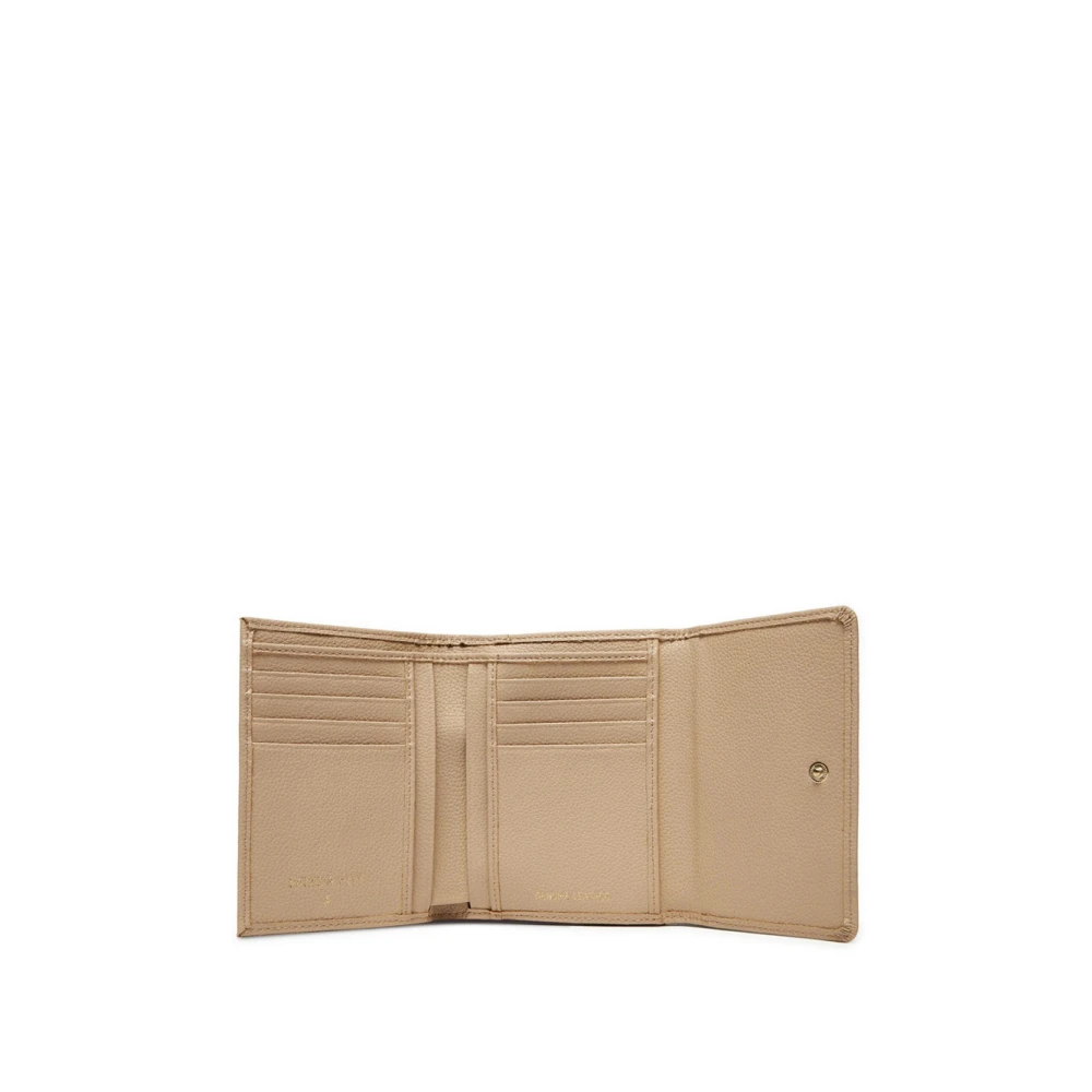 PATRIZIA PEPE Elegante Beige Leren Portemonnee Beige Dames