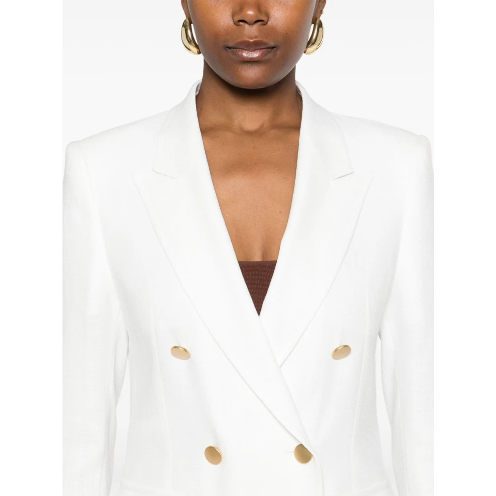 Tagliatore Dameskleding buitenkleding Bianco Ss25 White Dames