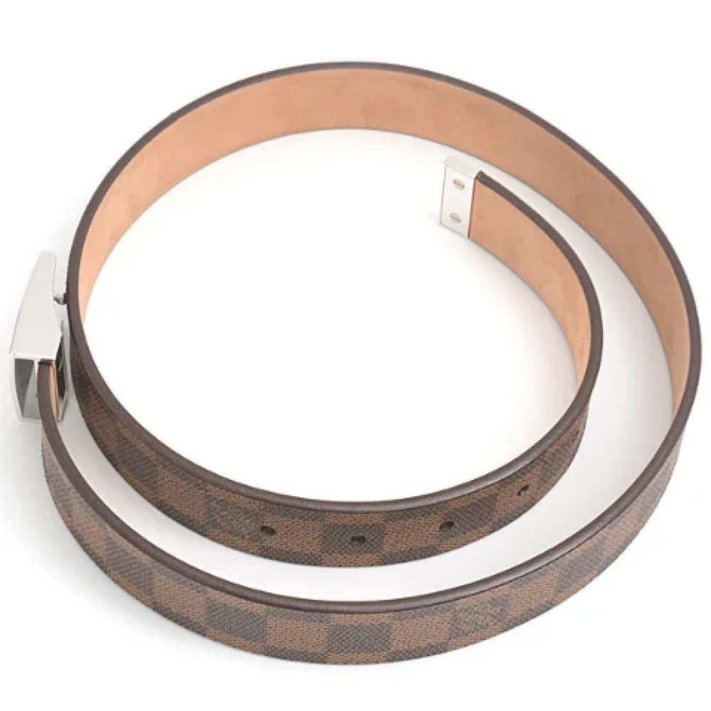 Louis Vuitton Vintage Pre-owned Leather belts Brown Dames