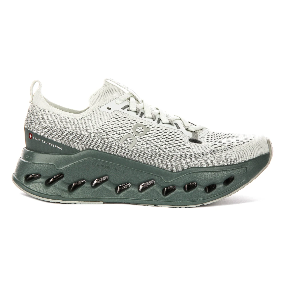 On Running Men's Green Running Shoes, 10 1/2 Uk, Cloudsurfer Max