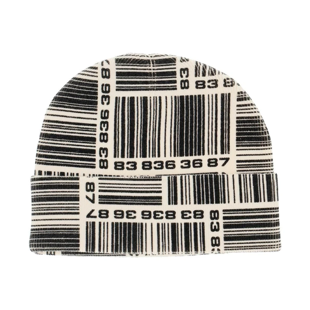 Vtmnts Monogram Barcode Beanie Hat Multicolor Heren