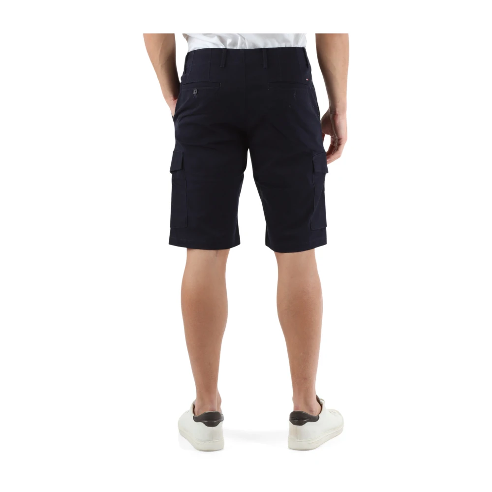 Tommy Hilfiger Cargo Bermuda Shorts Relaxed Fit Blue Heren