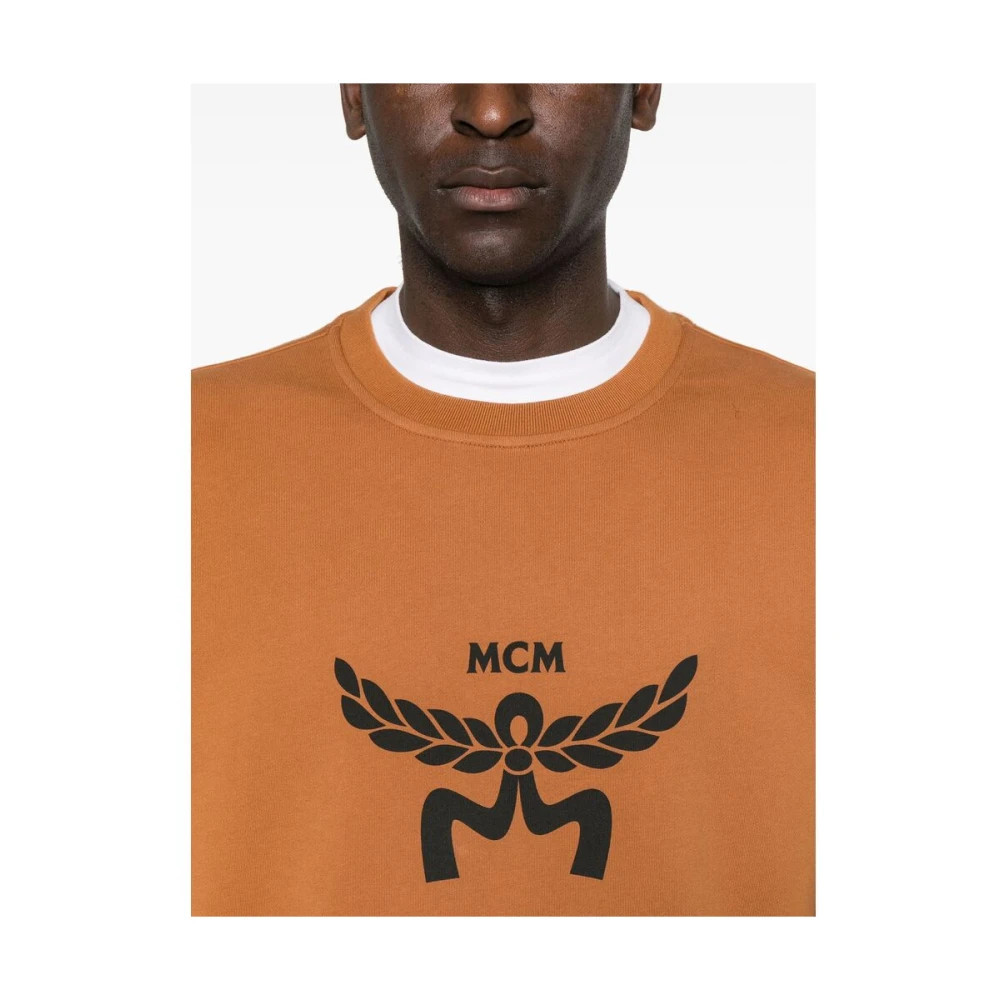 MCM Mhafsmm02 Sweatshirt Brown Heren
