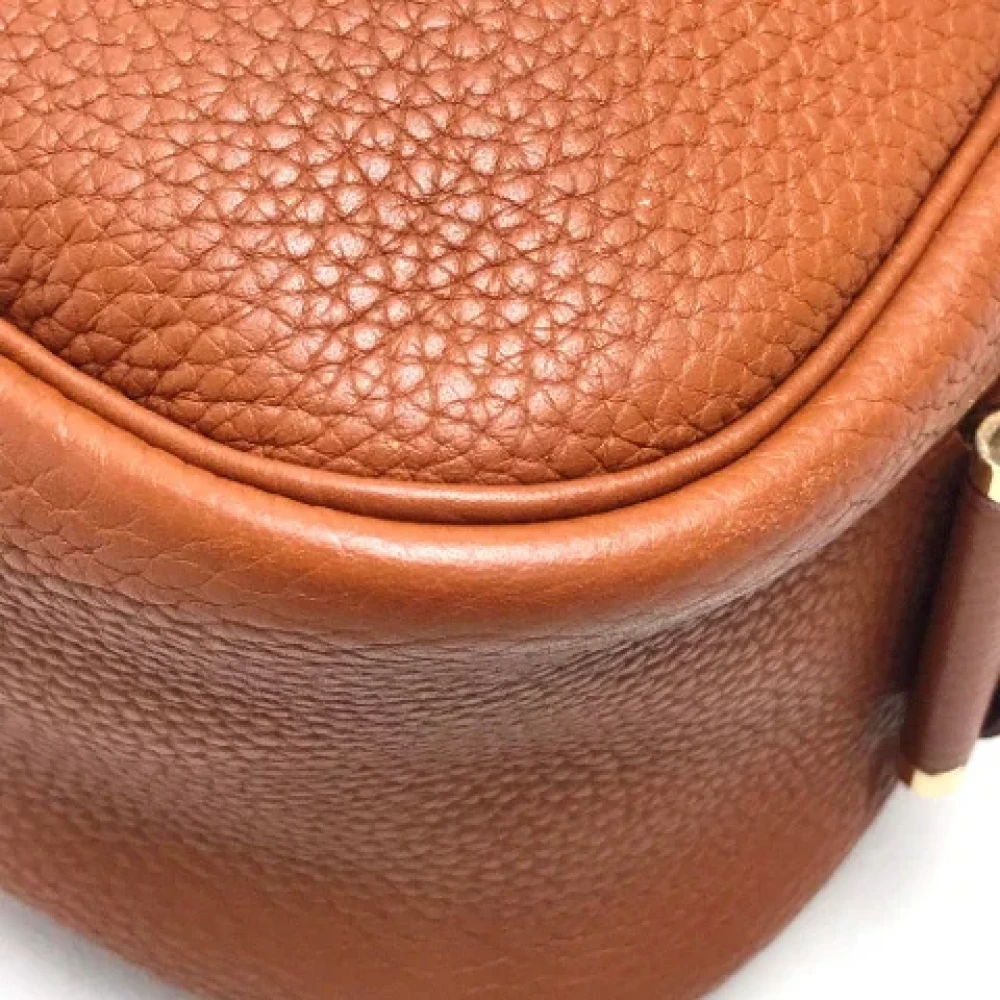 Hermès Vintage Pre-owned Leather shoulder-bags Brown Dames