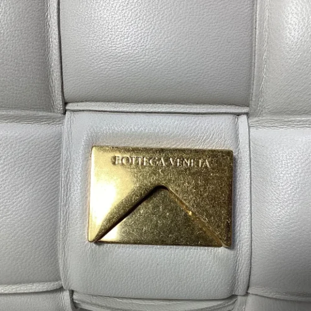 Bottega Veneta Vintage Pre-owned Leather shoulder-bags White Dames
