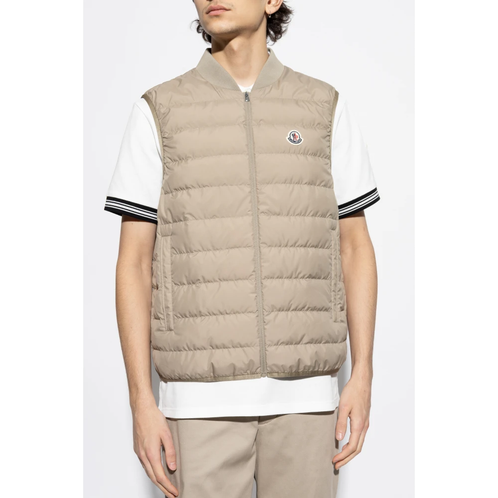 Moncler Jas met donsvest Verney Beige Heren