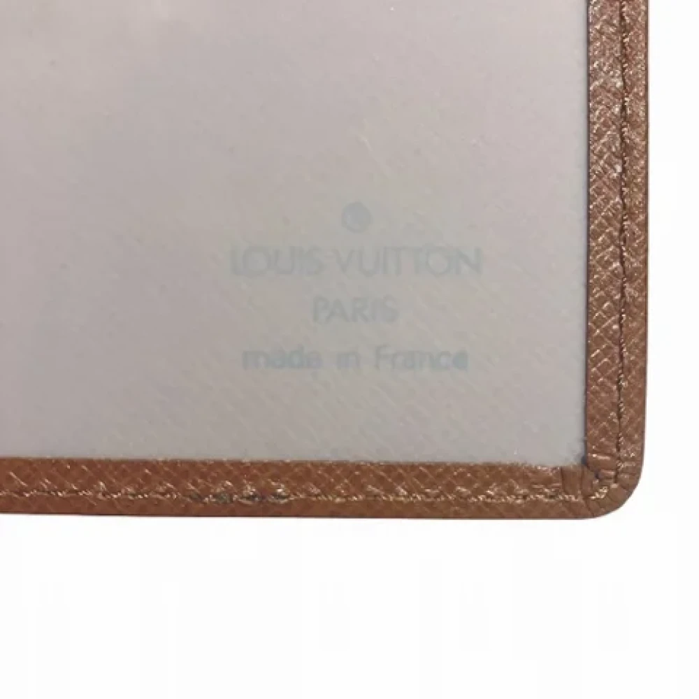 Louis Vuitton Vintage Pre-owned Leather wallets Brown Dames
