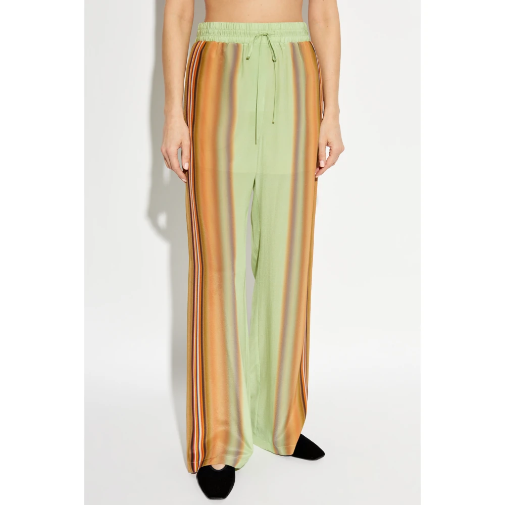 Paul Smith Zijden loszittende broek Multicolor Dames