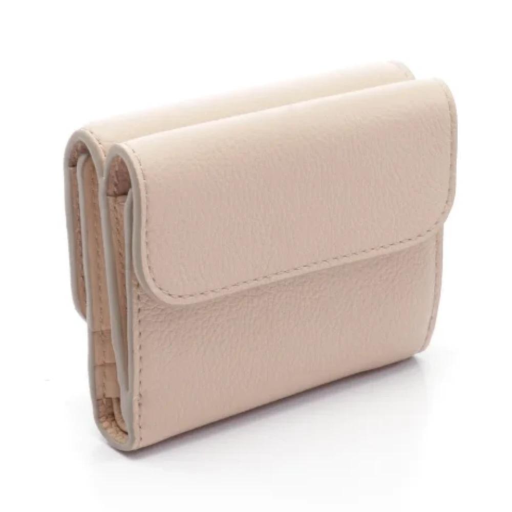 Chloé Pre-owned Leather wallets Pink Dames