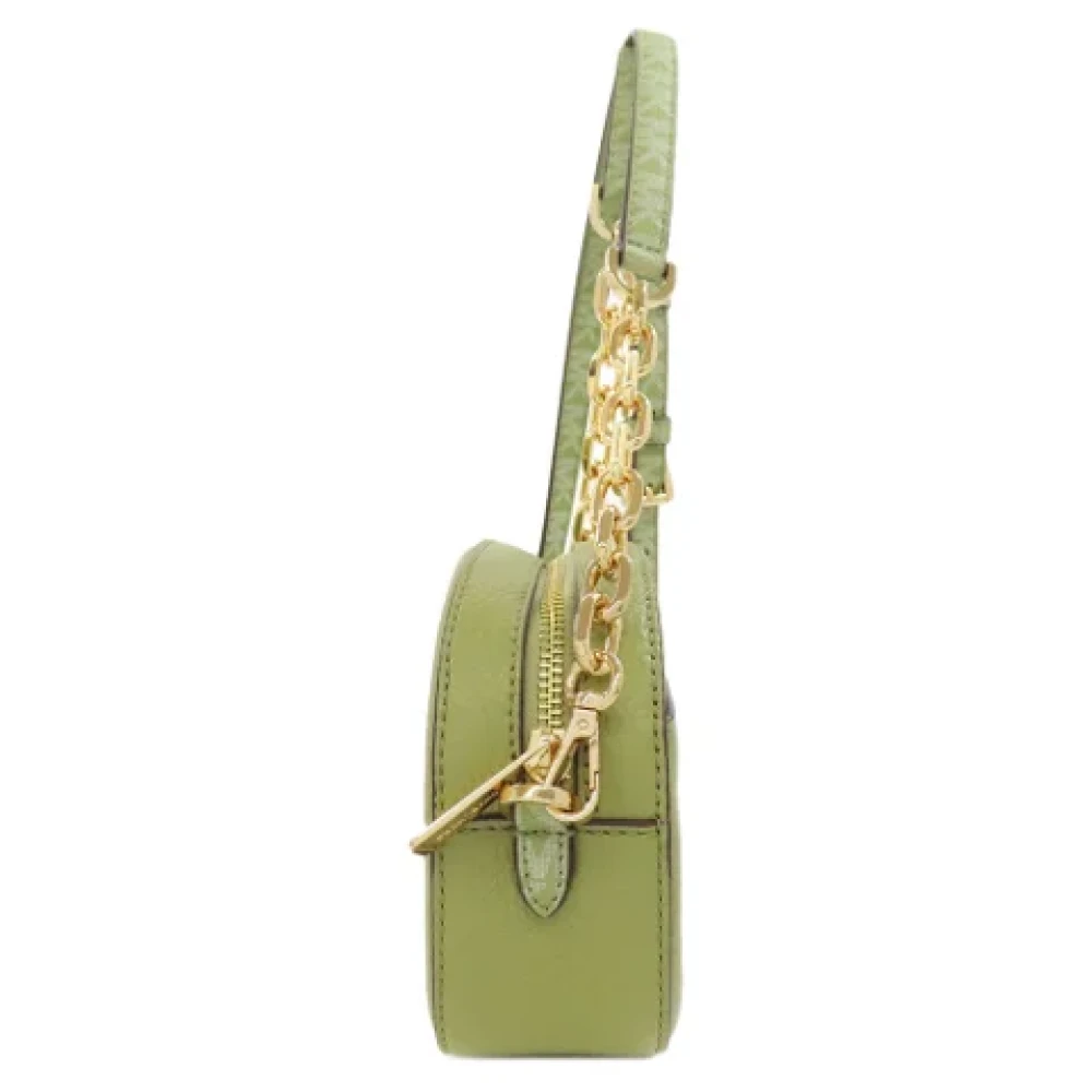 Michael Kors Pre-owned Leather shoulder-bags Green Dames