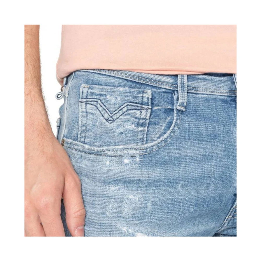 Replay Denim Jeans Blue Heren
