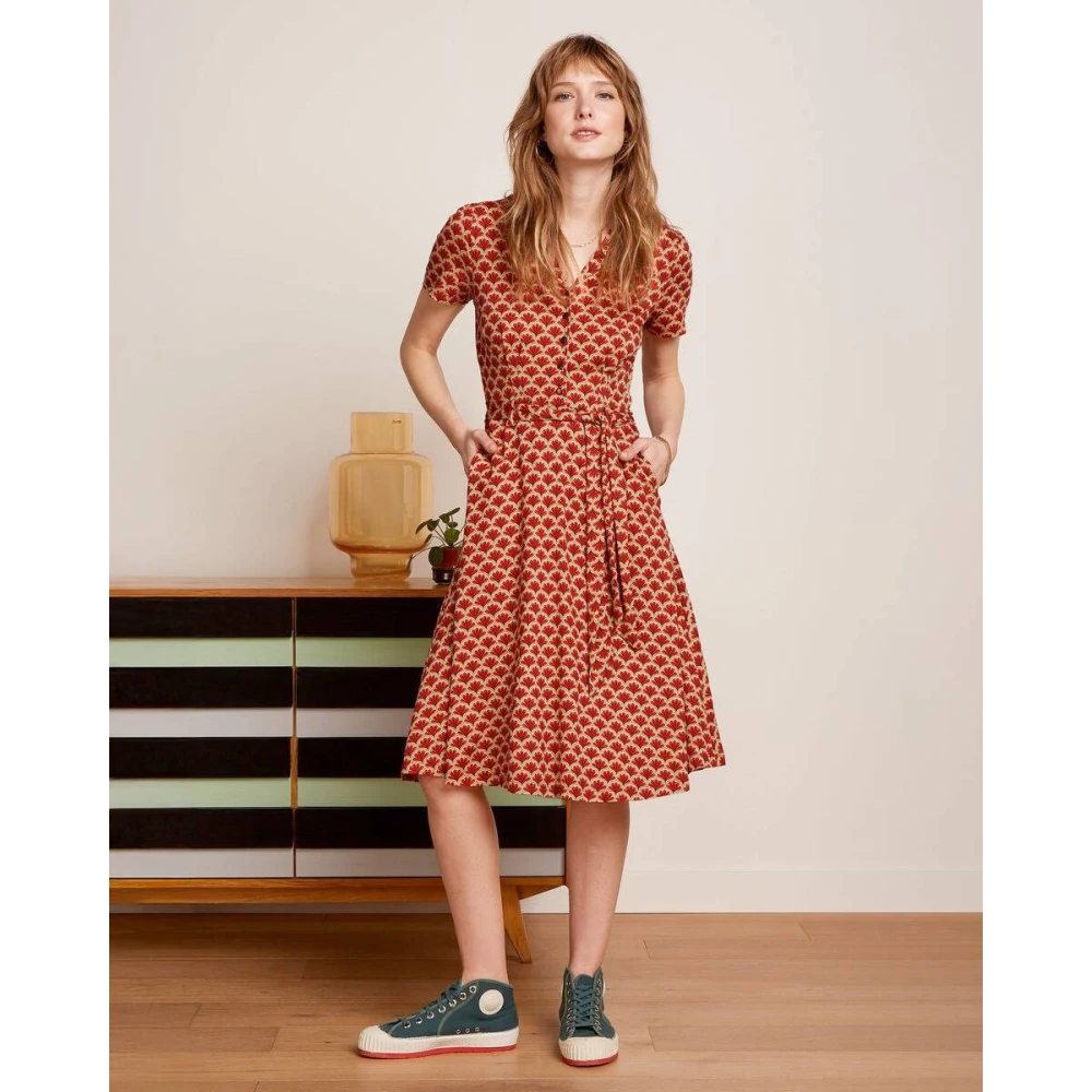 king louie Sheeva Jurk Touche Red Dames