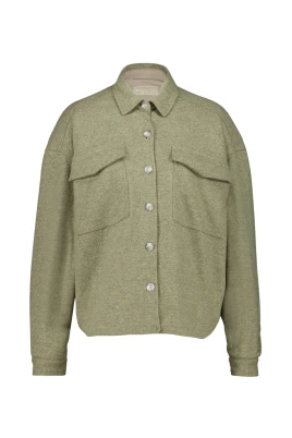 Wool-Cashmere Giacca Buttoned Overshirt