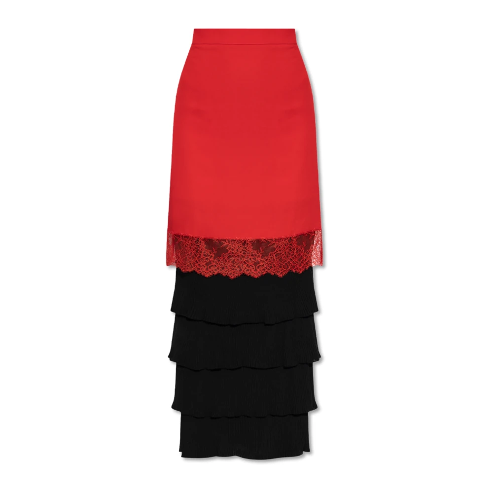 Moschino Rok met kant Red Dames