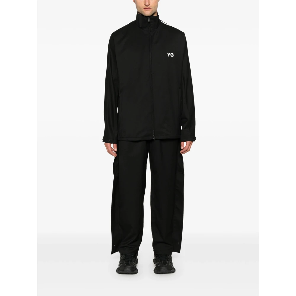 Y-3 Zwart-witte modejas Black Heren
