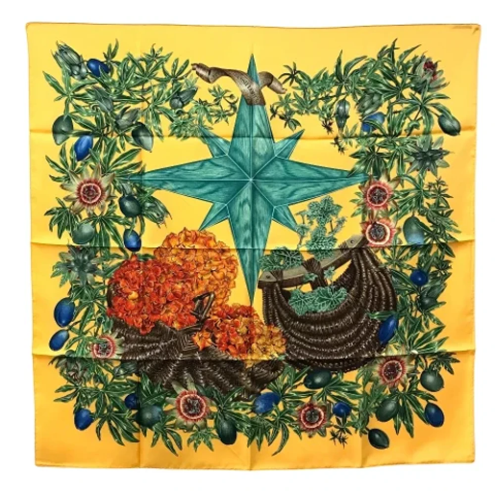 Pre-owned > Pre-owned Accessories > Pre-owned Scarves - - Hermès Vintage - Modalova