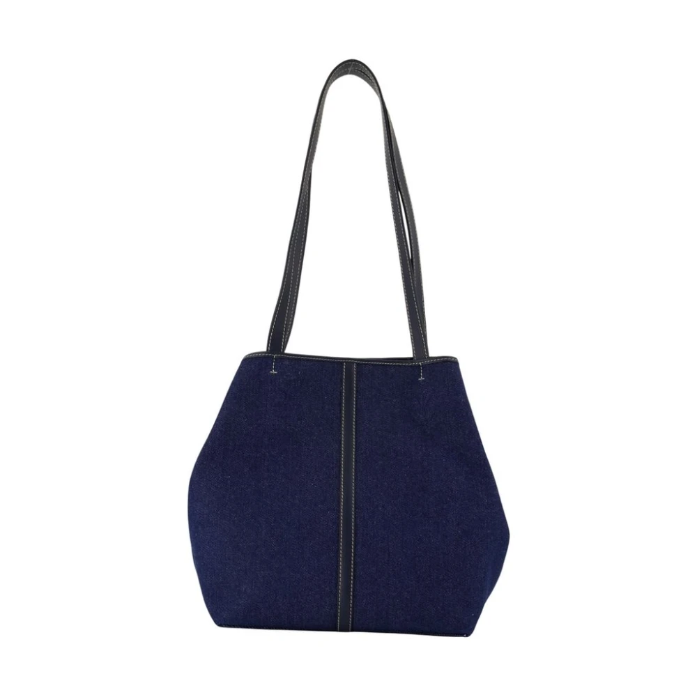Vanessa Bruno Women's Purple Cotton Tote Bag - Shopping Bags - One Size - Bags