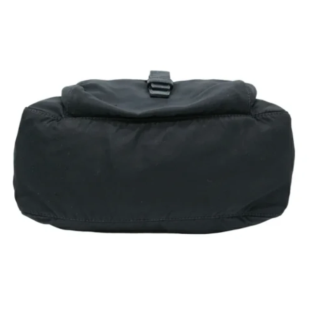 Prada Vintage Pre-owned Nylon shoulder-bags Black Dames