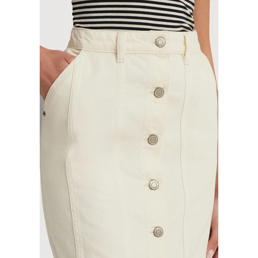 Ralph Lauren Mini Kokerrok White Dames