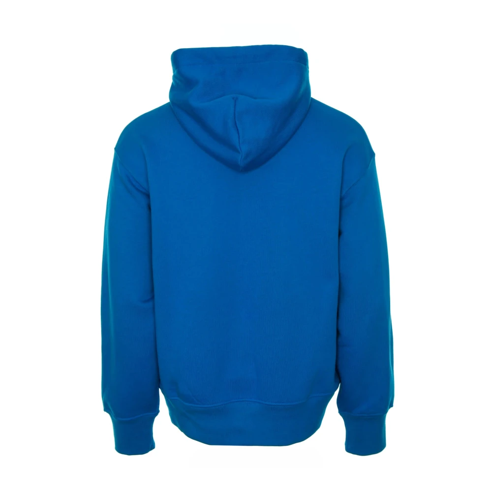 Stone Island Hoodie met dubbele capuchon en ritszak Blue Heren