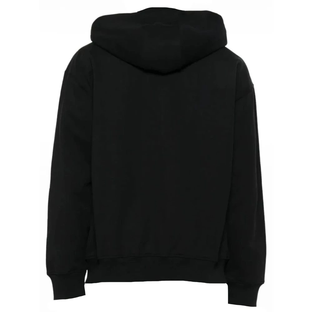 Marine Serre Zwarte Crescent Moon Sweater Black Heren