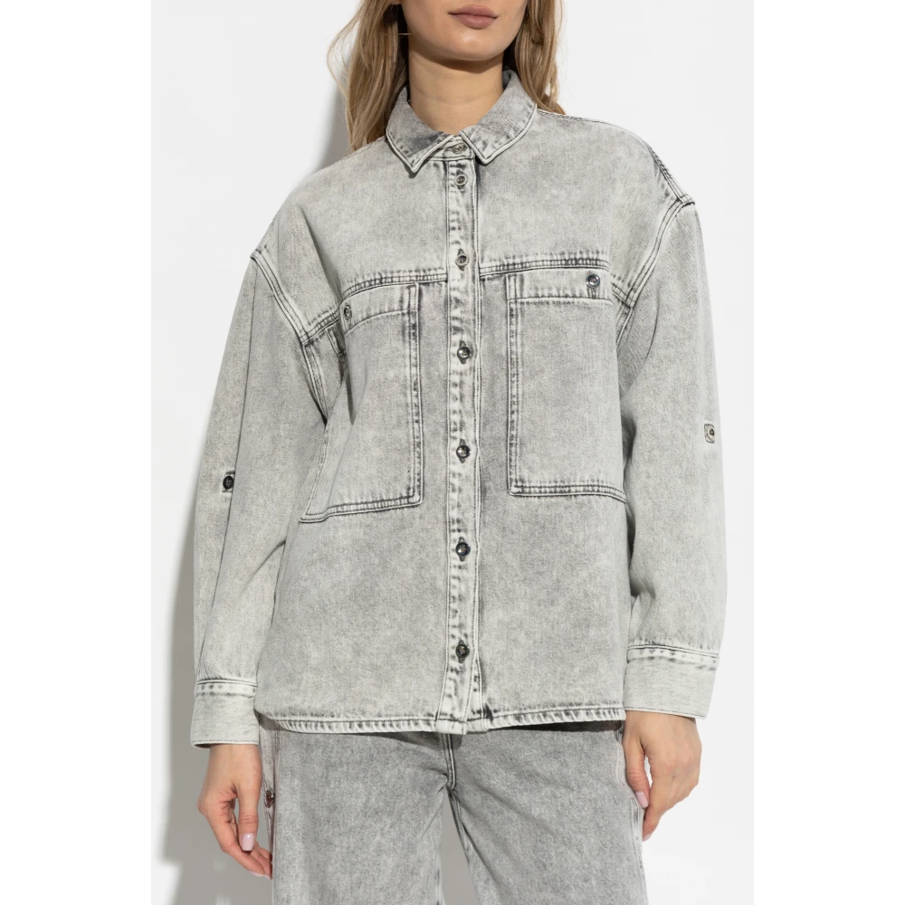 IRO Denim shirt Alysson Gray Dames