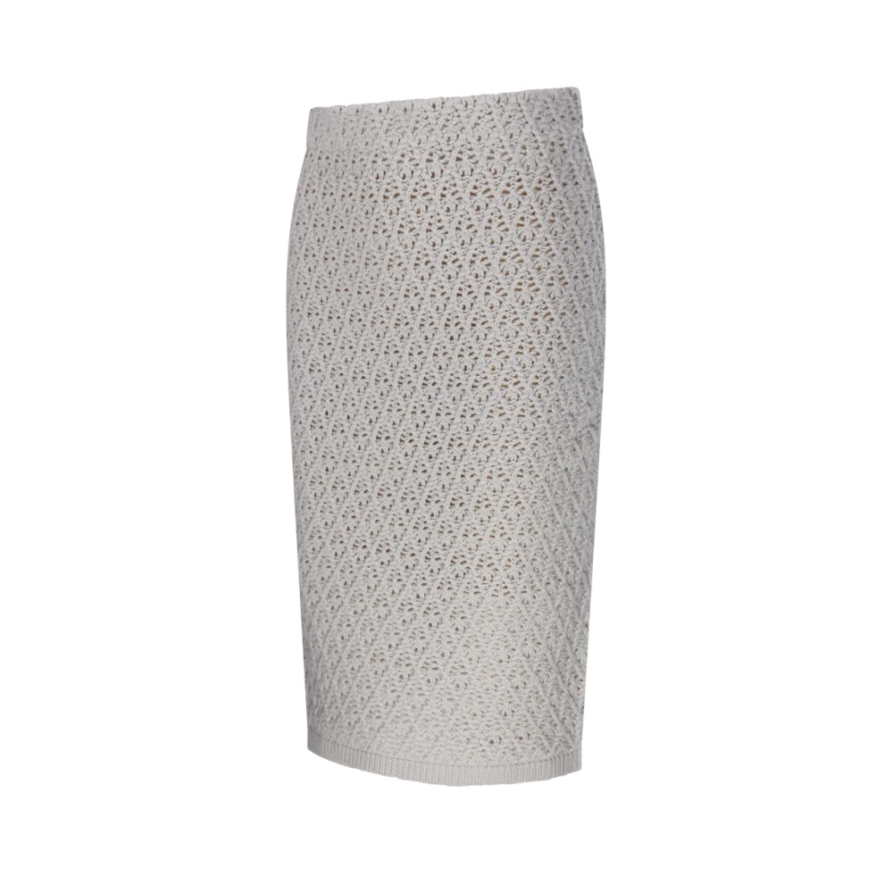 Nude IJs Rok voor Vrouwen Gray Dames