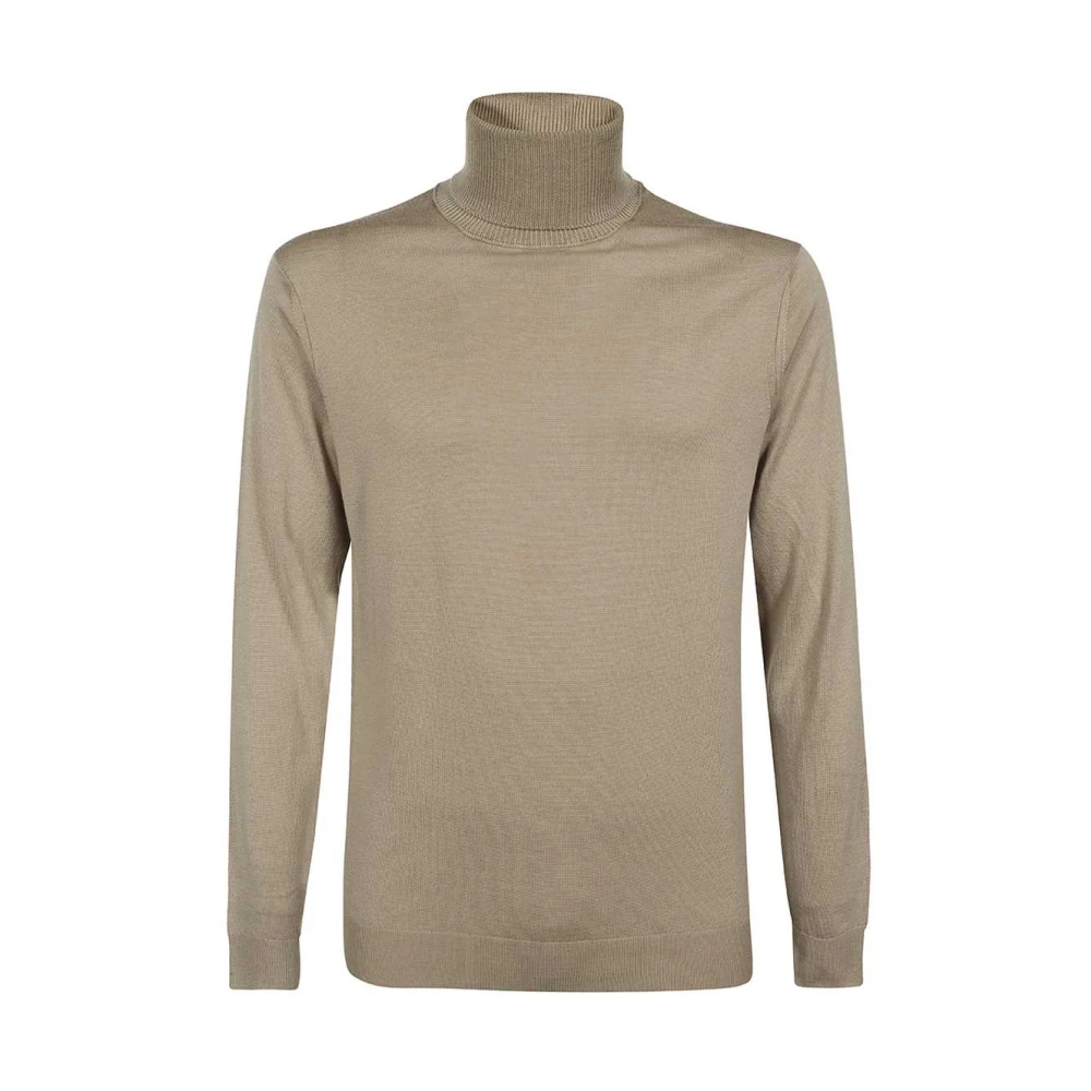 Dondup Geribbelde wollen coltrui Beige Heren