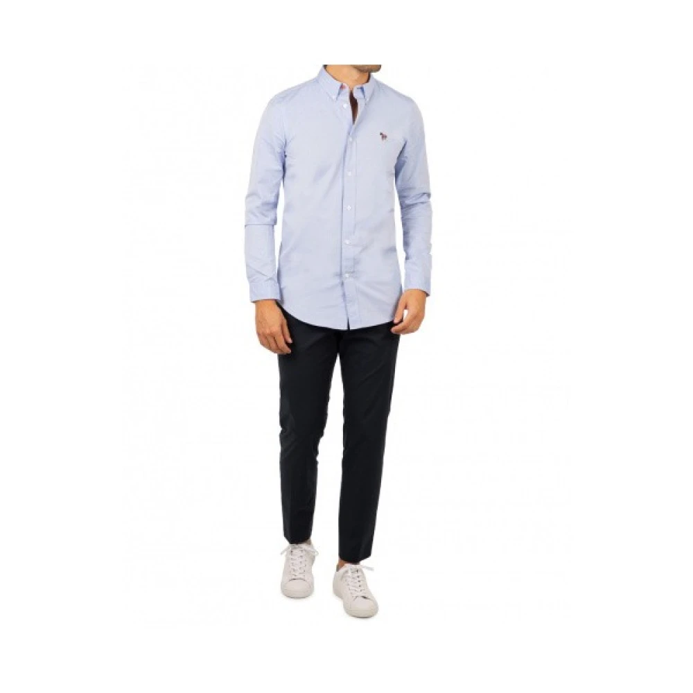 PS By Paul Smith Oxford Overhemd Lichtblauw Blue Heren
