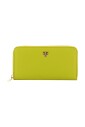 yellow-eco-leather-zip-around-wallet