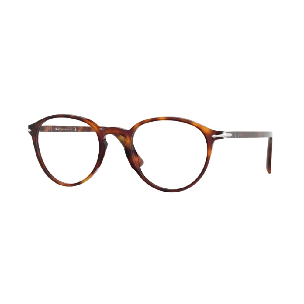 Persol Luxe Acetaat Brilmonturen in Kleur 24 Brown Unisex