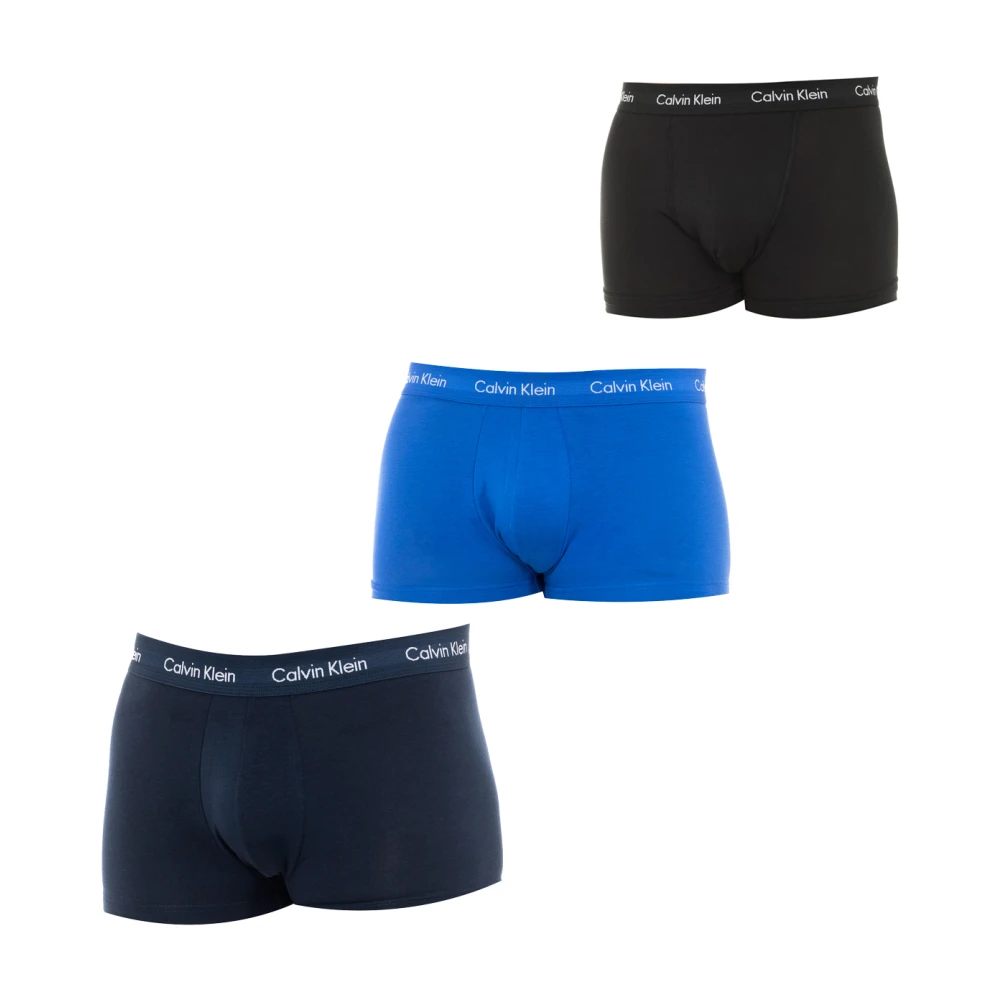 Calvin Klein Men's Multicolor Low Rise Trunks 3-Pack - Underpants - Xl - Underwear