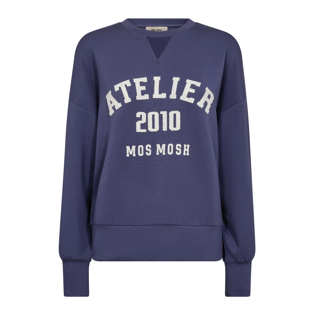 Mos Mosh Women's Blue Sweatshirts, Xs, Sweatshirts