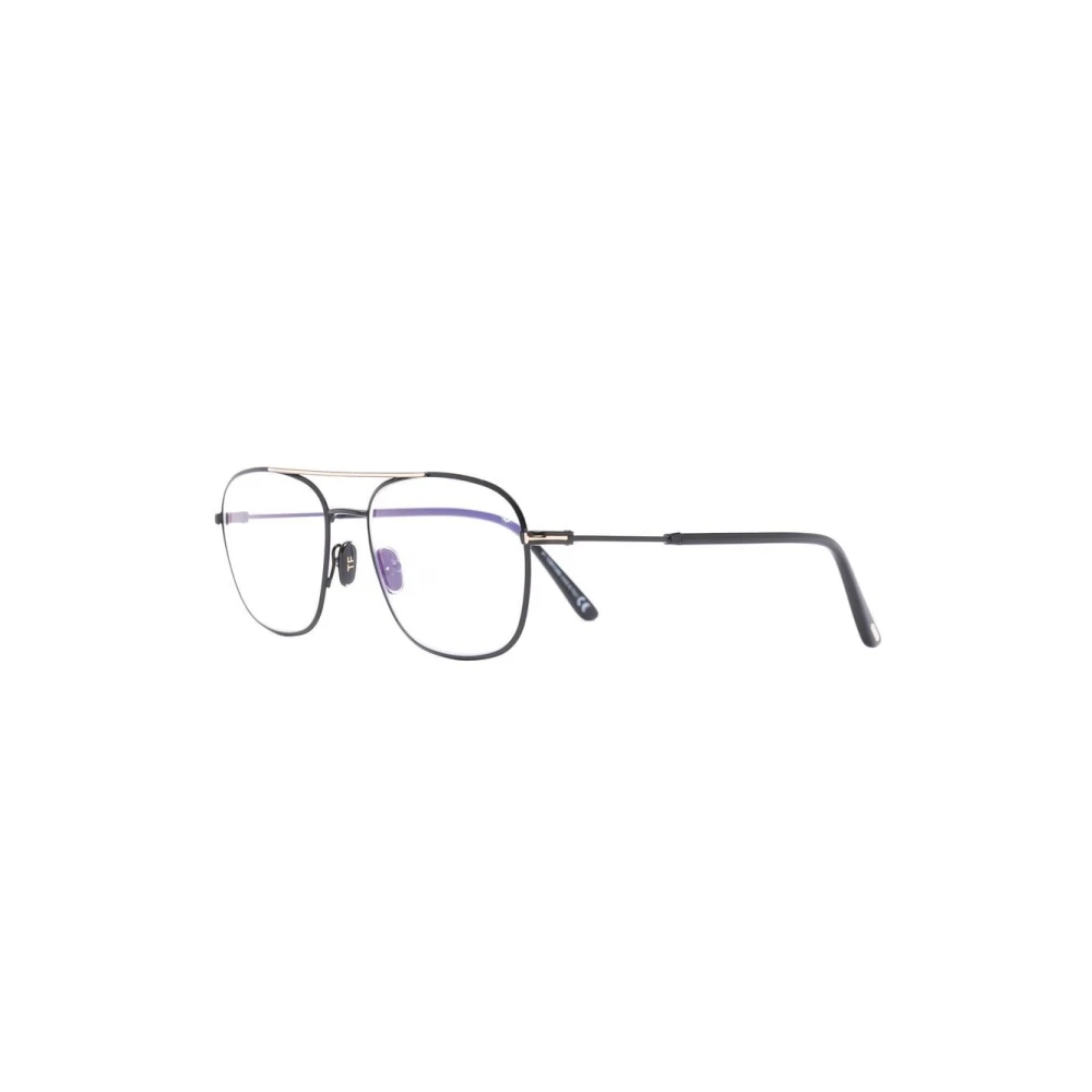 Tom Ford Blauw Blok Brillenmontuur FT 5830-B Black Unisex
