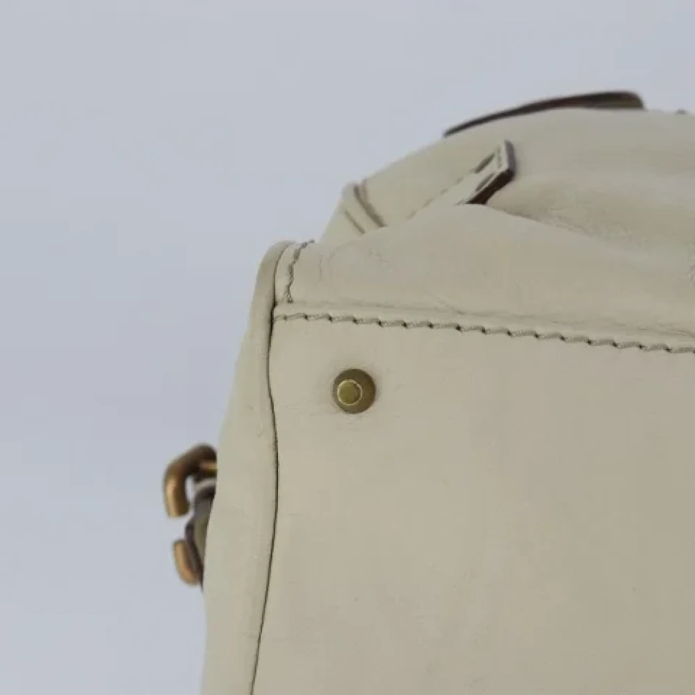 Chloé Pre-owned Leather handbags Beige Dames