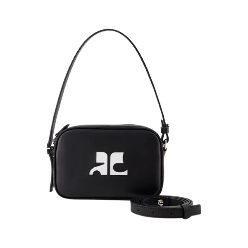Courrèges Leather shoulder-bags Black Dames
