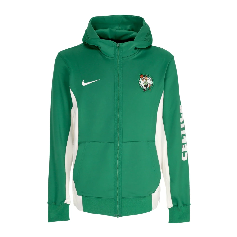 Nike Men's Green Nba Showtime Hooded Tracksuit Jacket