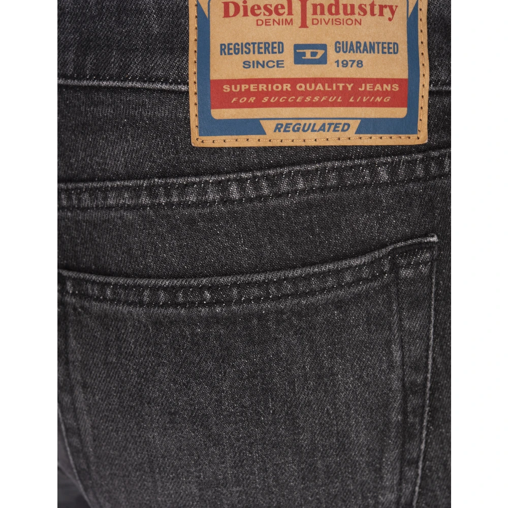 Diesel Zwarte Bootcut Jeans met Bohemian Attitude Black Dames