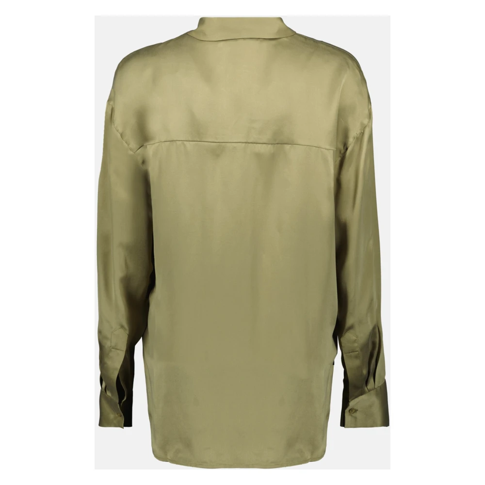 IRO Zijden Jarila Shirt Elegante Vrouwelijke Stijl Green Dames