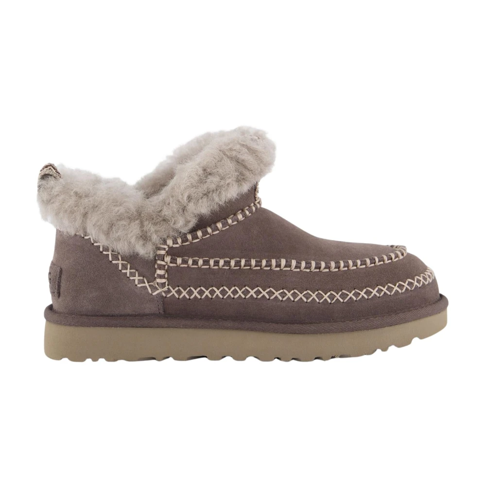 UGG Classic Ultra Mini Alpine Boots Gray, Dam